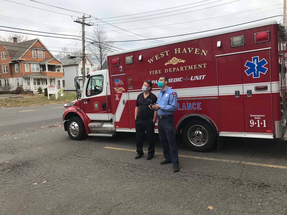 west haven first drone donation